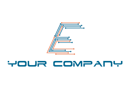 circuit letter E logo