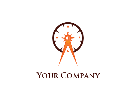 architectural compass in compass
