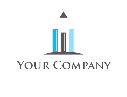 bars and pencil logo